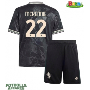 Juventus Weston McKennie #22 Tredjeställ Barn 2025-26 Kortärmad (+ Korta byxor)